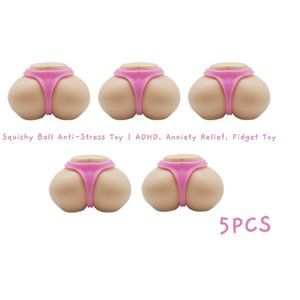 5PCS Bum Stress Ball Booty Squish Bachelorette Party Favor